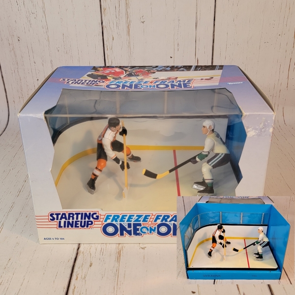 Starting Line Up One on One Paul Kariya & Eric Lindros Vintage Collectible - Picture 1 of 14